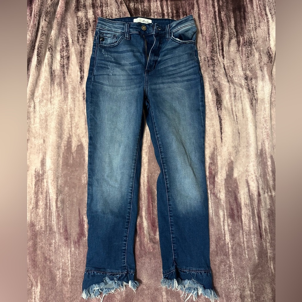 KanCan Dark Blue Flare Jeans